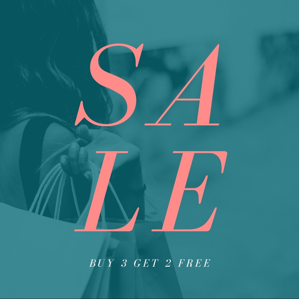 BUY 3, GET 2 FREE